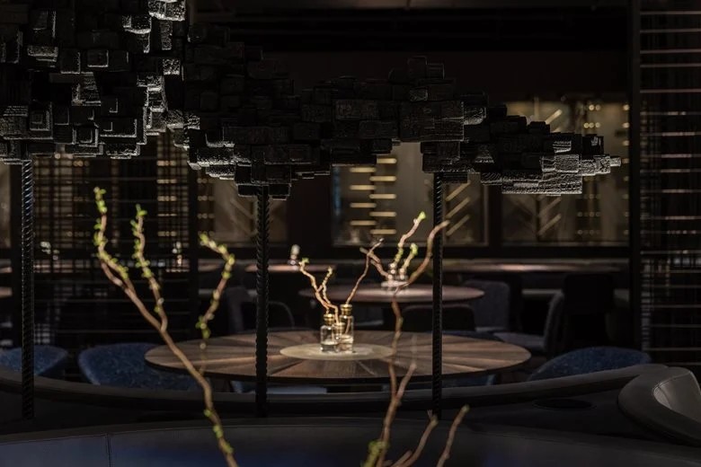 Eastern Zen-inspired Bar Restaurant Interior Eastern Zen-inspired Bar Restaurant Interior